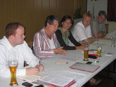 Barbara Hendricks diskutierte mit den Genossen aus dem Kreis Altenkirchen über die kommende Parteireform.