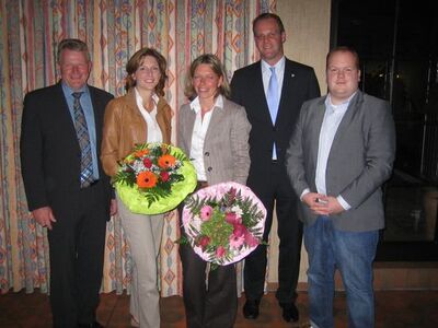 von links: Bernd Brato, Sabine Bätzing-Lichtenthäler, Christine Loth, Stefan Reuß, Andreas Hundhausen